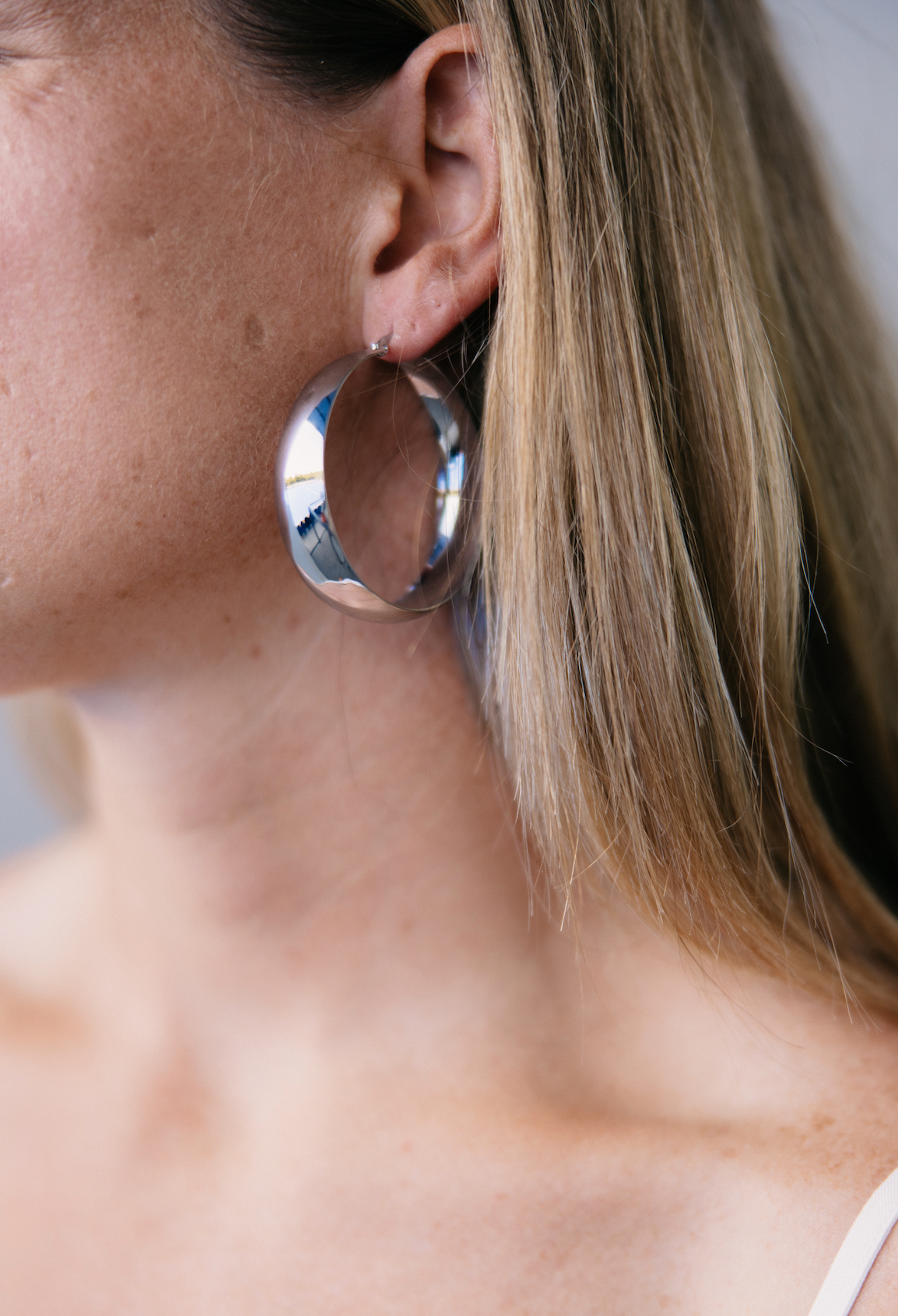 Wide Hoop Silver