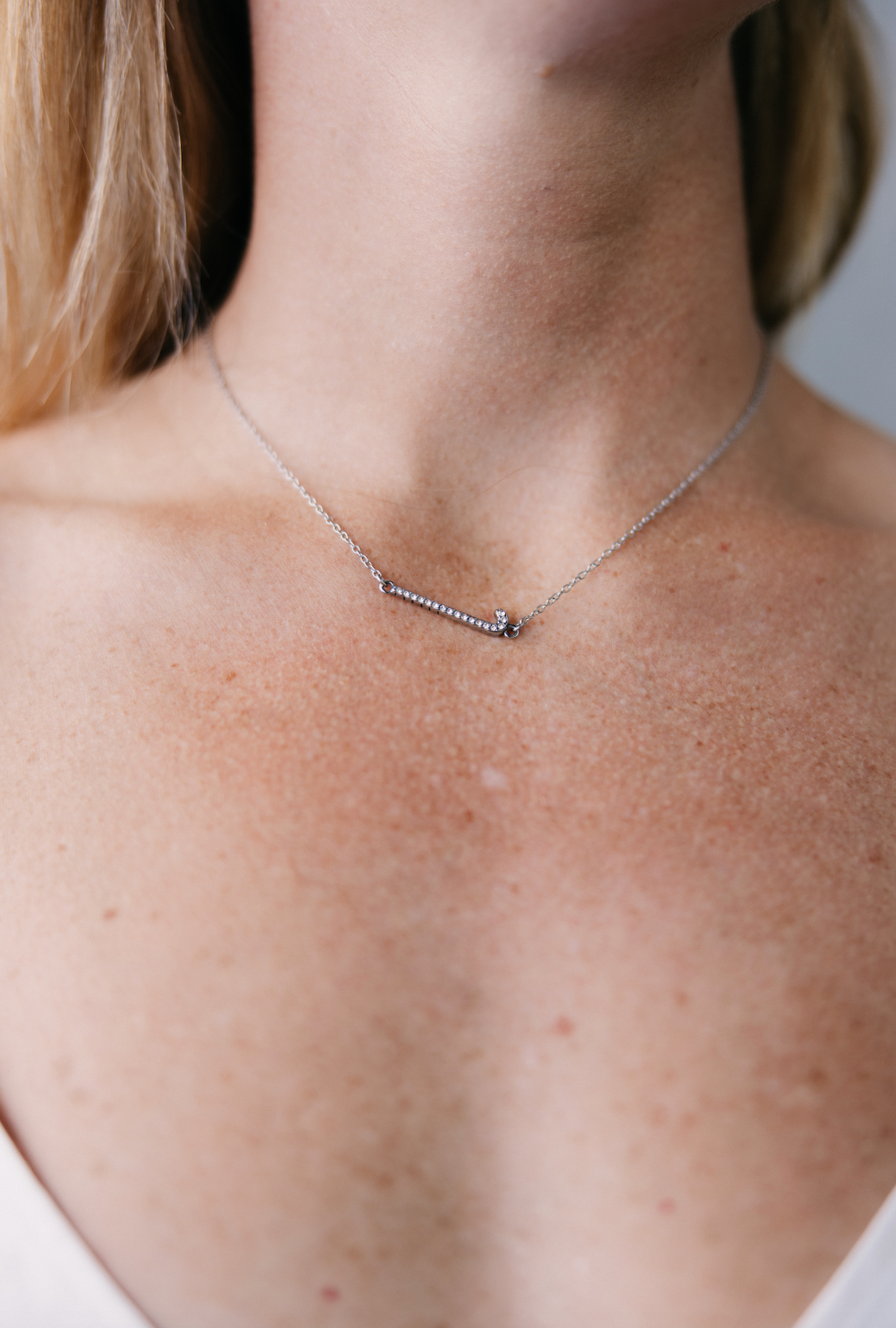 Hockey Diamond Necklace